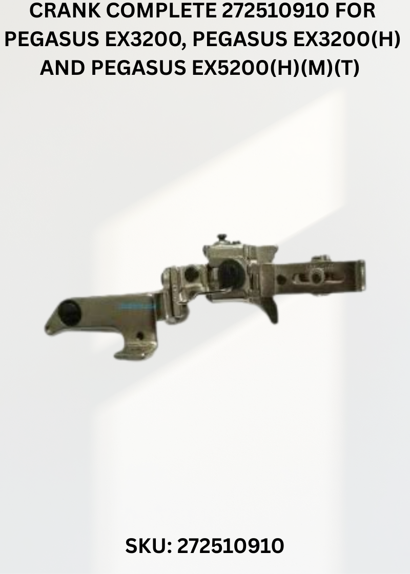 Crank Complete 272510910 for Pegasus EX3200, Pegasus EX3200(H) and Pegasus EX5200(H)(M)(T) Sewing Machines