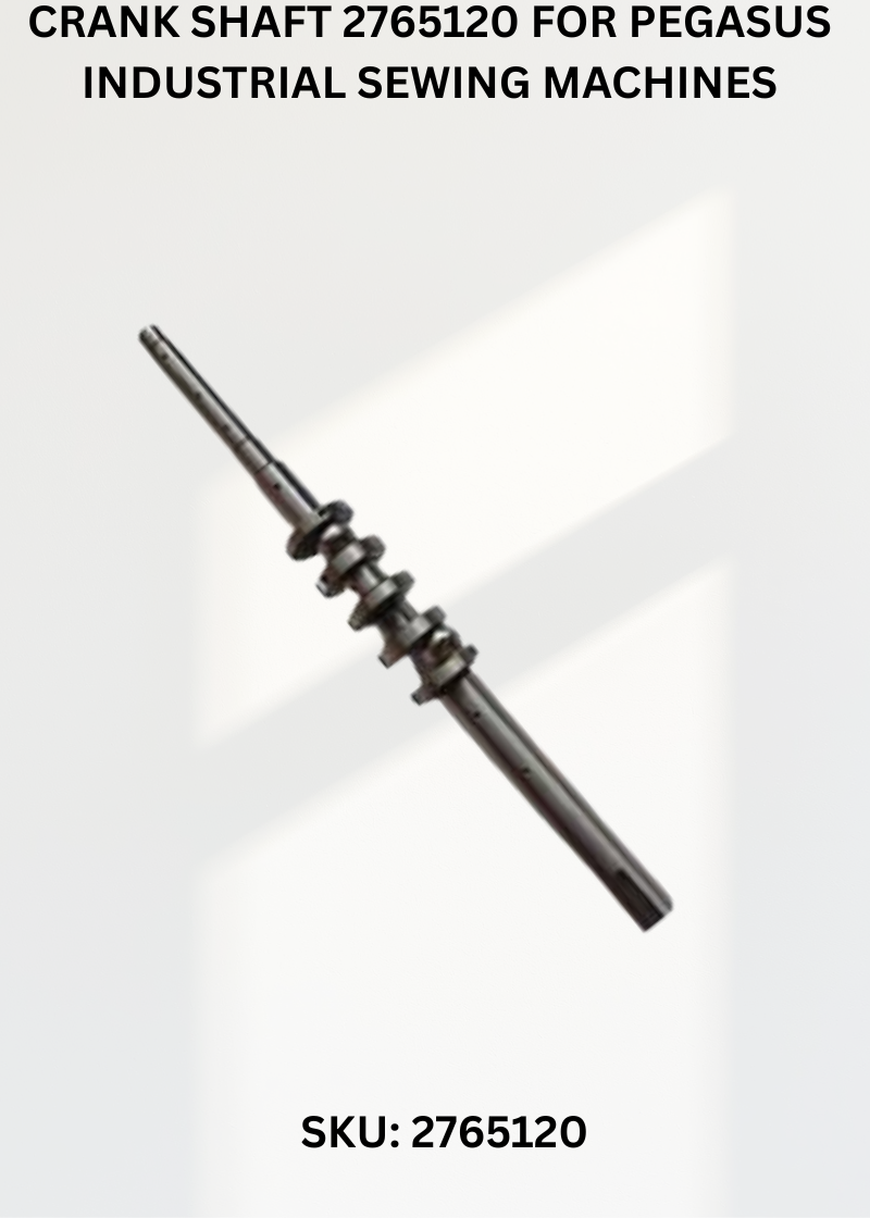 Crank Shaft 2765120 for Pegasus Industrial Sewing Machines