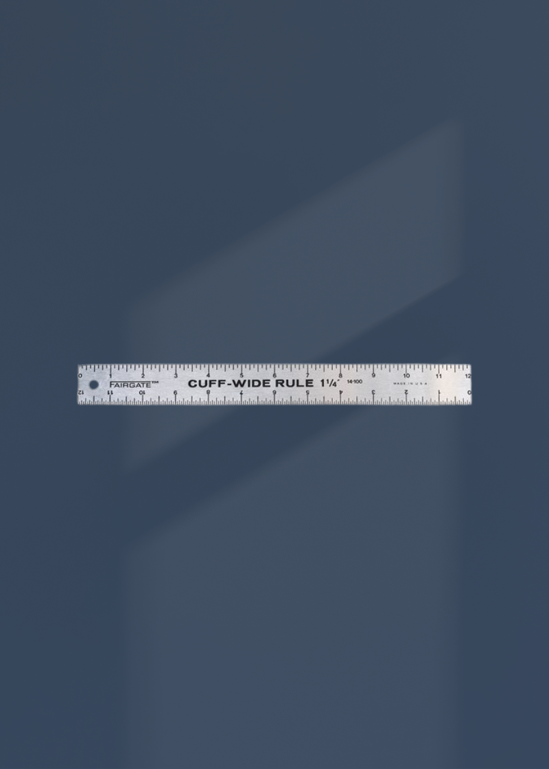 Cuff Wide Metal Tailor Ruler