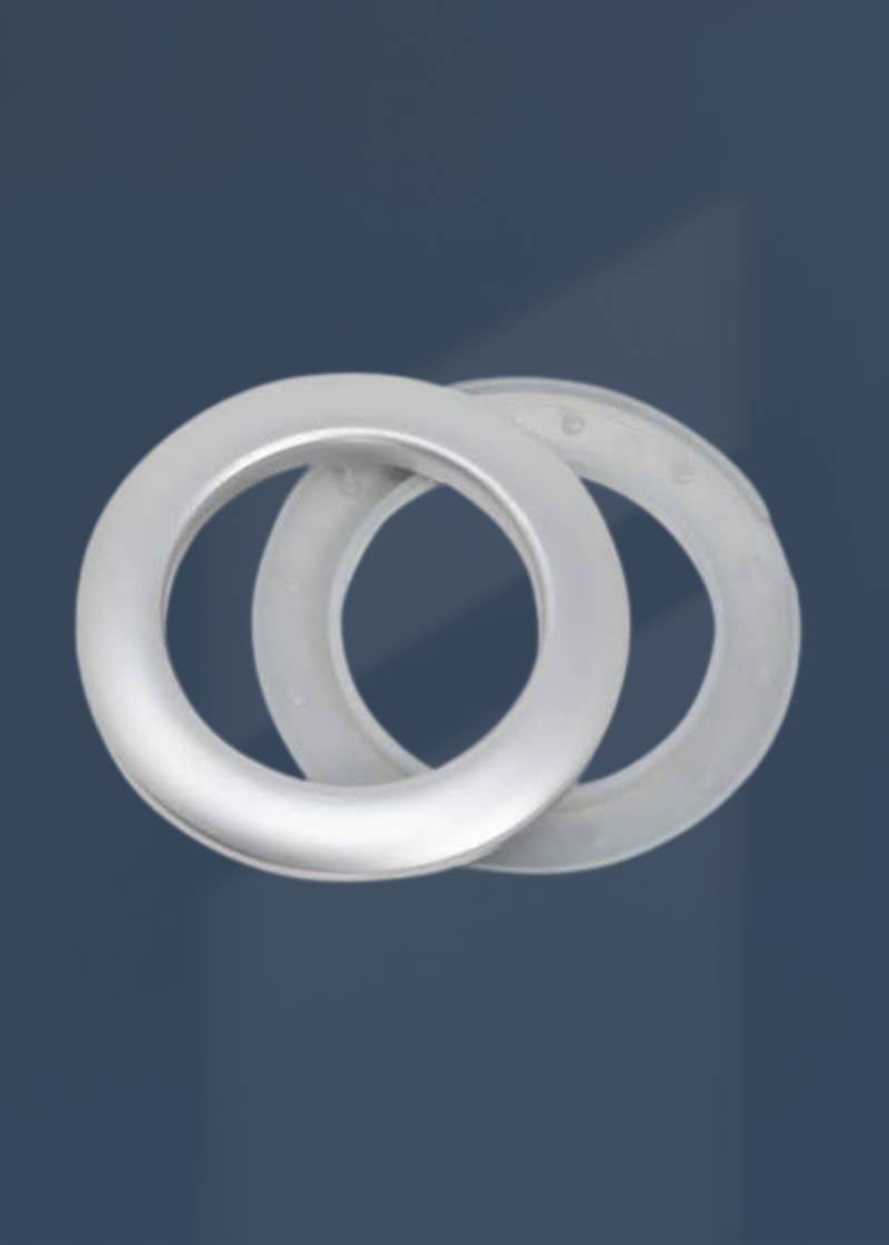 Curtain Grommets - 1 9/16" - 8/Pack - Silver