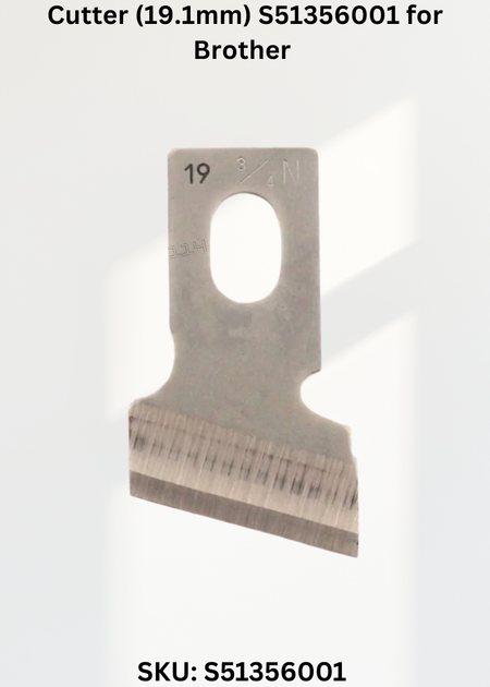 Cutter (19.1mm) S51356001 for Brother LH4-B800E Sewing Machine