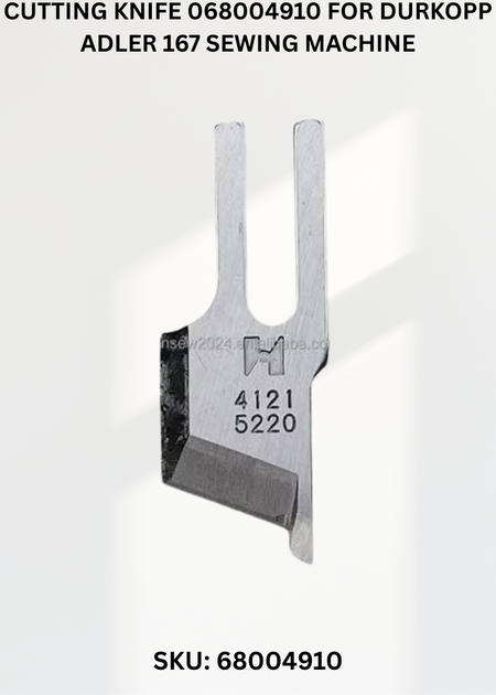 Cutting Knife 068004910 for Durkopp Adler 167 Sewing Machine