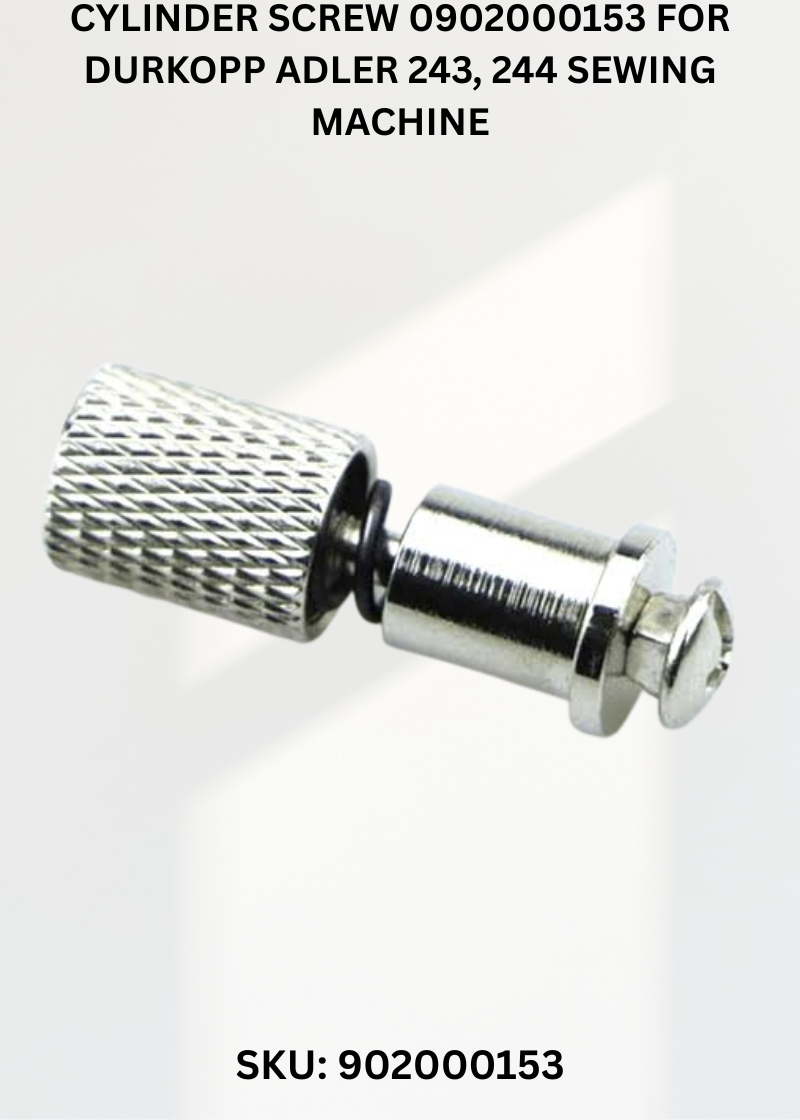 Cylinder Screw 0902000153 for Durkopp Adler 243, 244 Sewing Machine