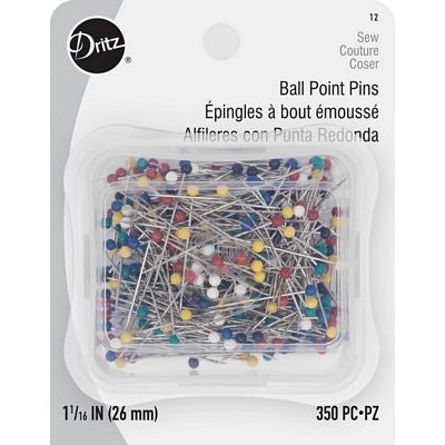 Dritz Ball Point Pins 1-1/16in 350ct