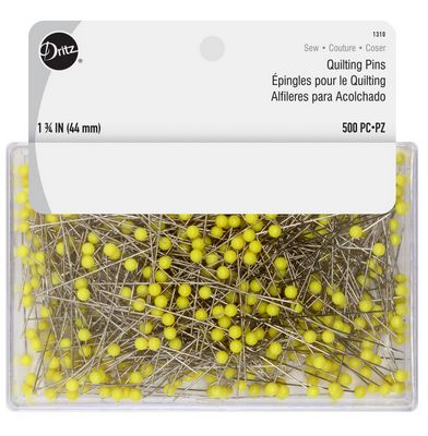 Dritz Quilter''s Pins 1-3/4in 500ct 6/box