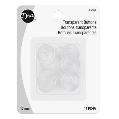 Dritz Transparent Buttons