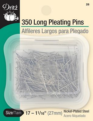 Dritz Pleating Pins 1-1/16in 350ct