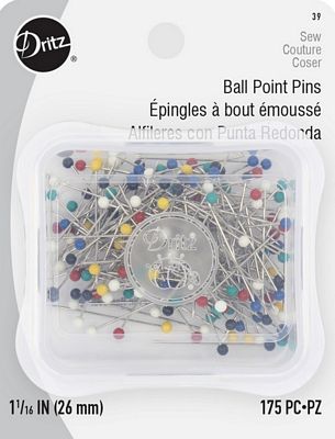 Dritz Ball Point Pins 1-1/16in 175ct 6/box