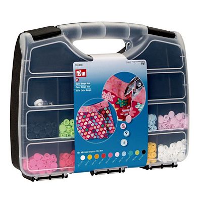Dritz Color Snaps Box 12.4 mm with tools 300 pc