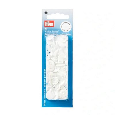 Prym Consumer Products Color Snaps 12.4 mm White 30pc