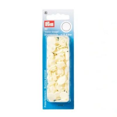 Prym Consumer Products Color Snaps 12.4 mm Pearl 30pc