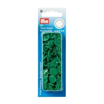 Prym Consumer Products Color Snaps 12.4 mm, Grass 30pc