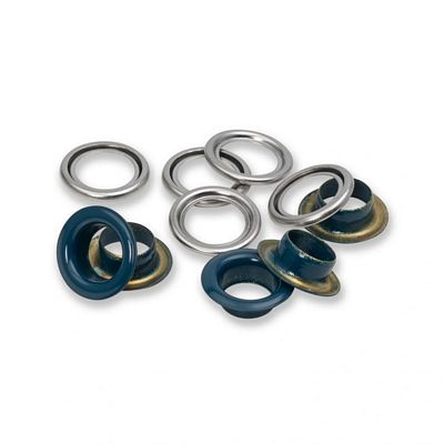Dritz Eyelets with Washers 11 mm 15 pc - Navy Blue
