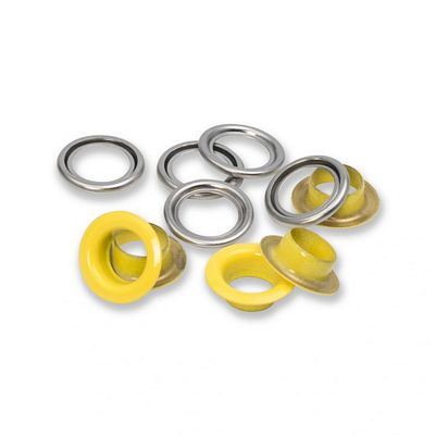 Dritz Eyelets with Washers 11 mm 15 pc- Yellow