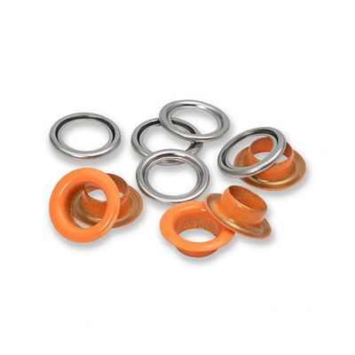 Dritz Eyelets with Washers 11 mm 15 pc - Orange