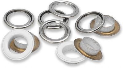 Dritz Eyelets with washers 14 mm 15 pc - White