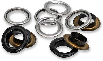 Dritz Eyelets with washers 14 mm 15 pc - Black