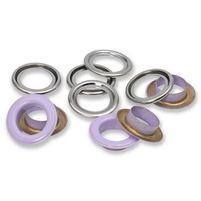 Dritz Eyelets with Washers 14 mm 15 pc - Lilac