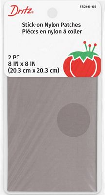 Dritz Stick-On Nylon Patches Gray