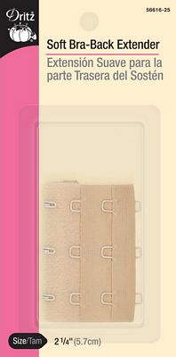 Dritz Soft Bra Back Extender Beige 2-1/4in (5.7cm)
