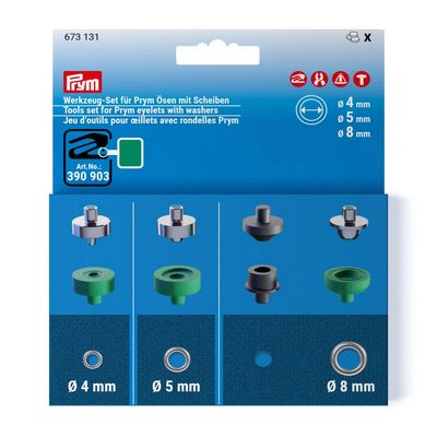 Prym Consumer Products Vario Tools set Eyelets 4-5-8 mm