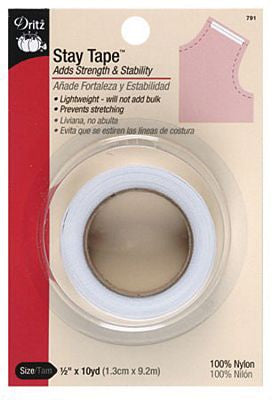 Dritz Stay Tape 1/2 in x 10 yd 3/box