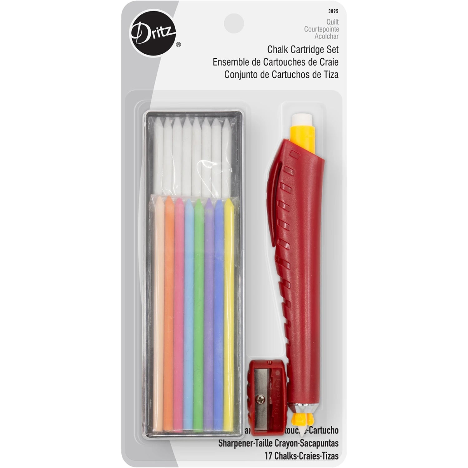 Mechanical Chalk Pencil and Refills (Multi Color), Dritz