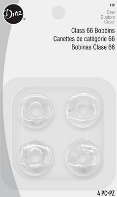 Bobbins Class 66 Plastic 4ct 6/box – D930