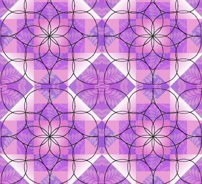Sew Steady / Westalee Design Big T Block B Practice Fabric Panel & Quilt Plan