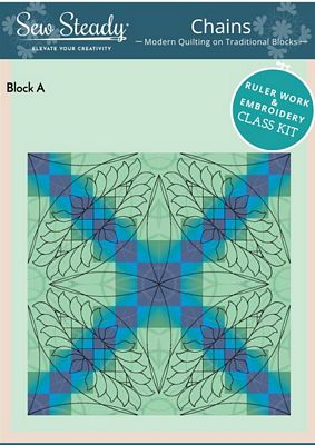 Sew Steady / Westalee Design Chains Fabric Panel & Quilt Plan Only