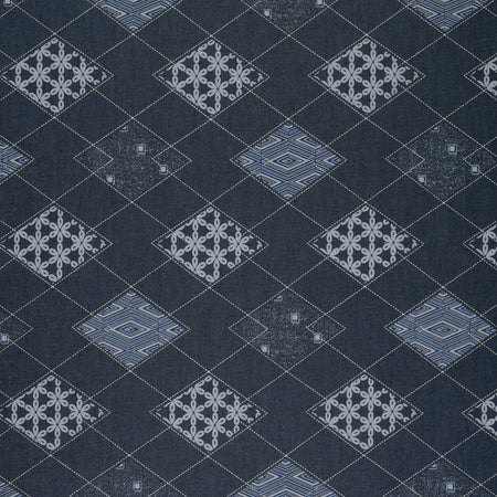 The Denim Studio Fabric Collection - Diamond Arcuate