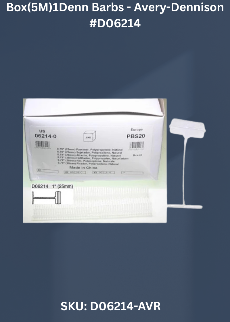 Box(5M)1Denn Barbs - Avery-Dennison #D06214