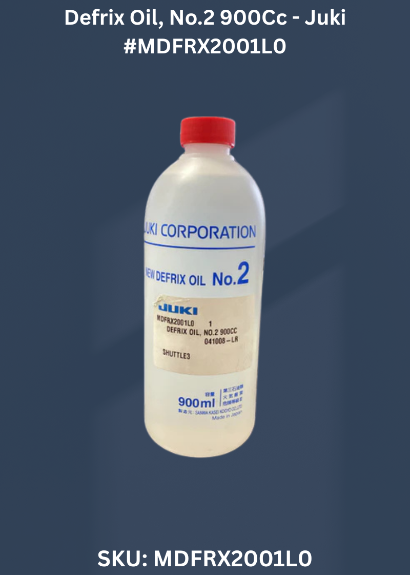 Defrix Oil, No.2 900Cc - Juki #MDFRX2001L0