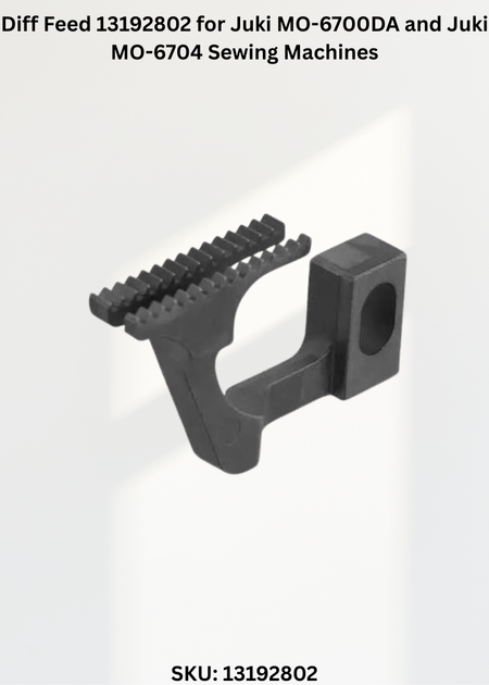 Diff Feed 13192802 for Juki MO-6700DA and Juki MO-6704 Sewing Machines