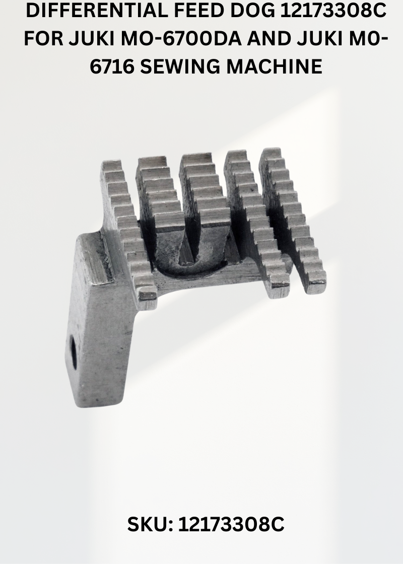 Differential Feed Dog 12173308C for Juki MO-6700DA and Juki M0-6716 Sewing Machine