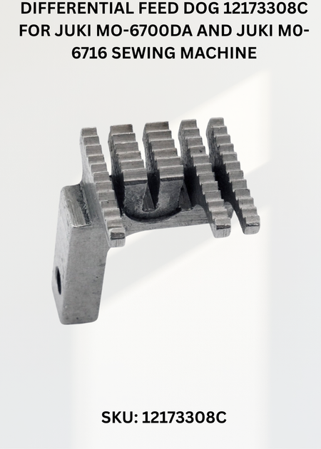 Differential Feed Dog 12173308C for Juki MO-6700DA and Juki M0-6716 Sewing Machine