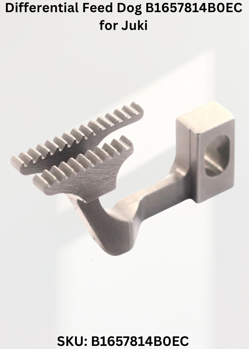 Differential Feed Dog B1657814B0EC for Juki MO-2414 and Juki MO-6714 Sewing Machines