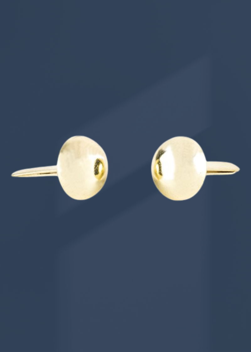 Dome-Shaped Bag Feet Bag Hardware - 1/2" - 6/Pack - Gold