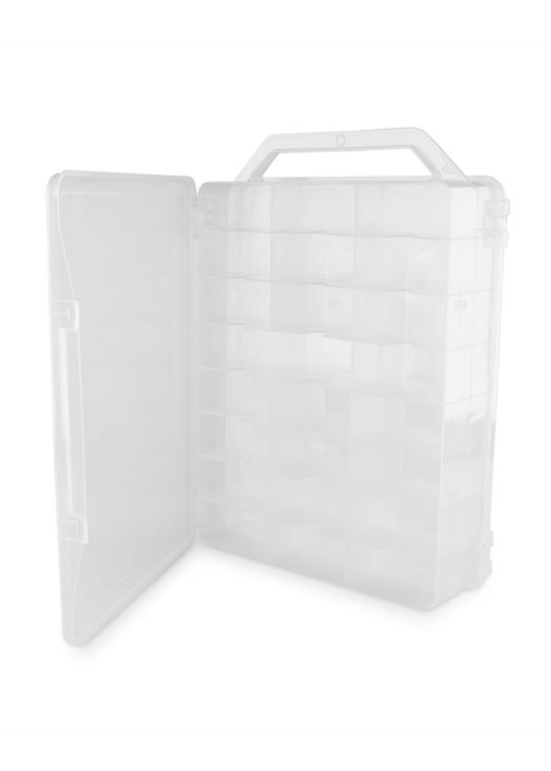 Double-Sided Thread Organizer – Clear Storage for Sewing Threads