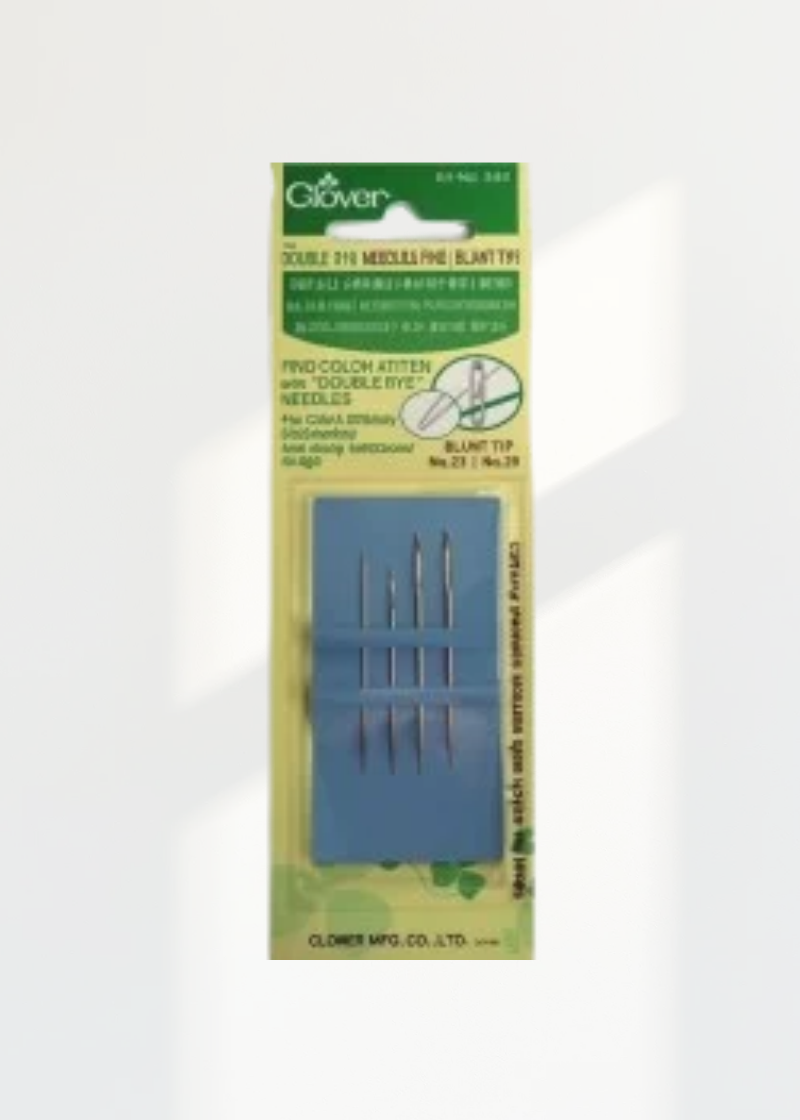 Double Eye Needles CN-244 — #22/#24, Blunt Tip