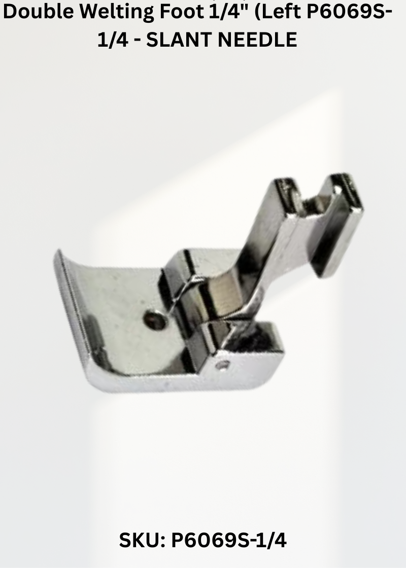 Double Welting Foot Left-SLANT NEEDLE