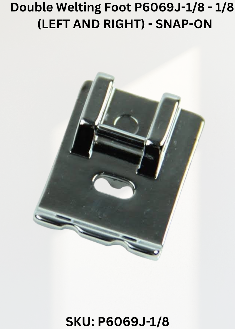 Double Welting Foot - 1/8" (LEFT AND RIGHT) - SNAP-ON
