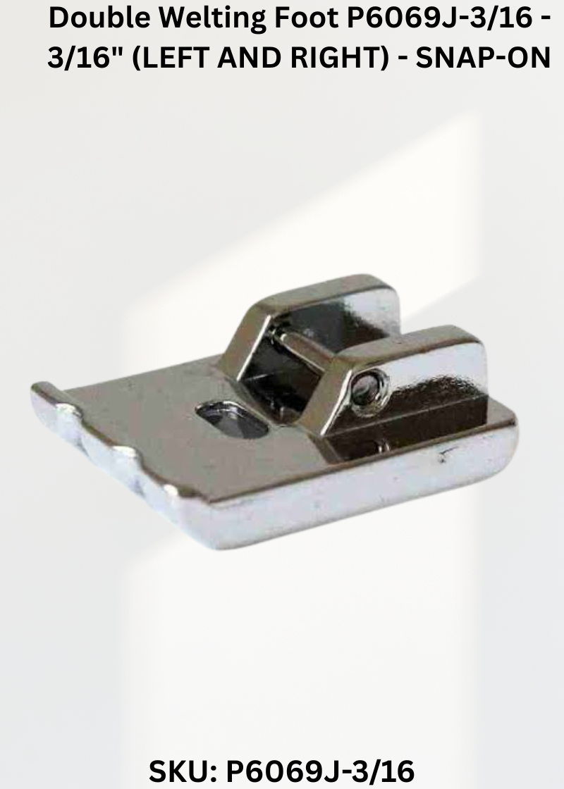 Double Welting Foot - 3/16" (LEFT AND RIGHT) - SNAP-ON