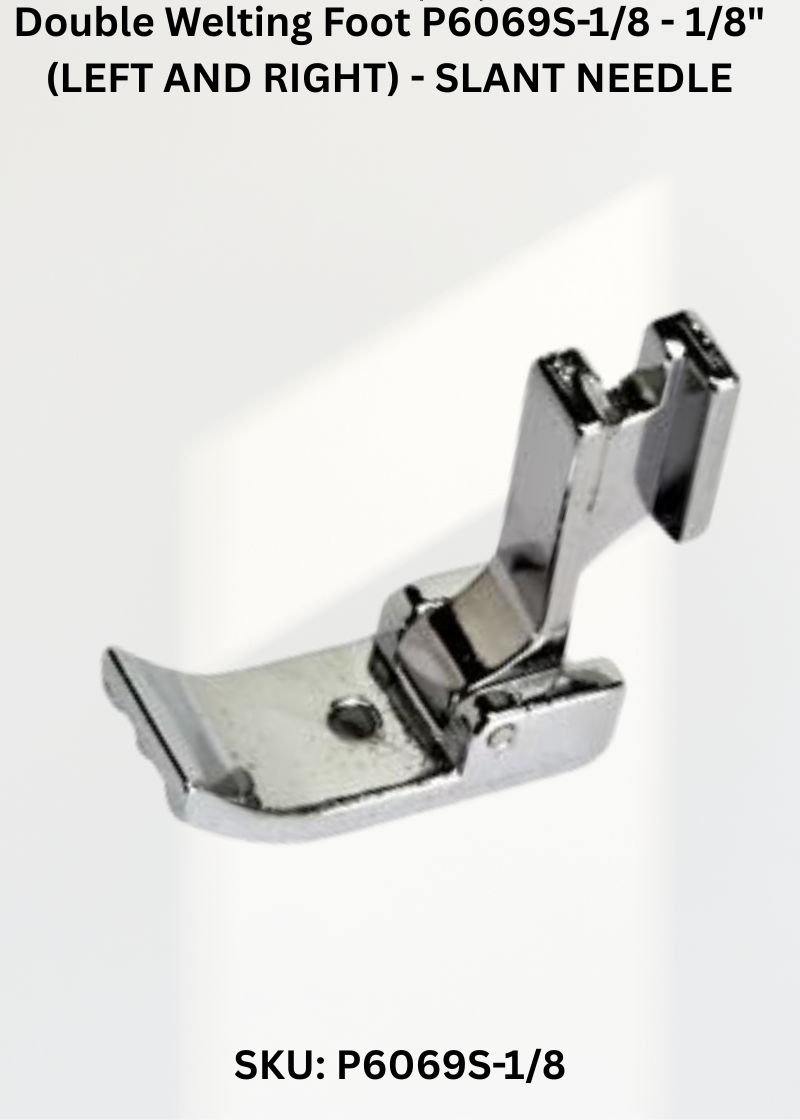 Double Welting Foot - - SLANT NEEDLE