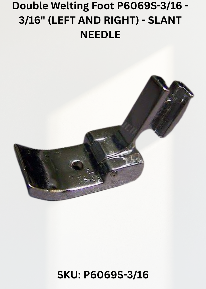 Double Welting Foot - - SLANT NEEDLE
