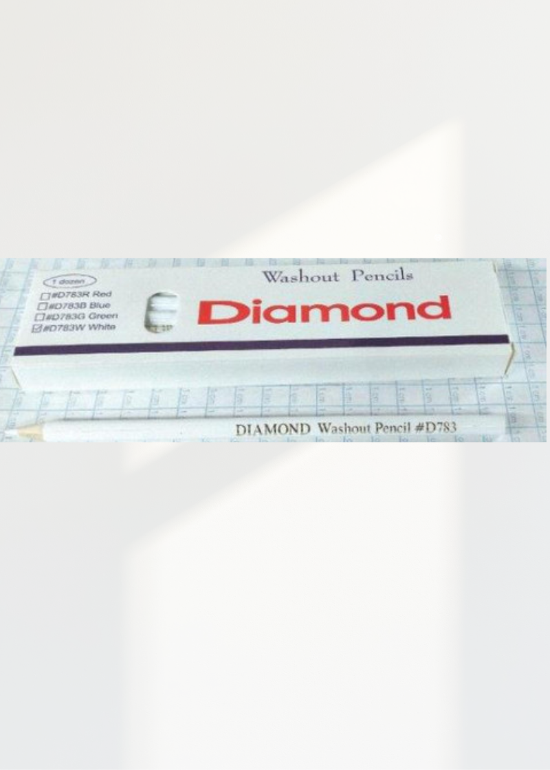 Dozen White Washout Pencils - Universal D783W