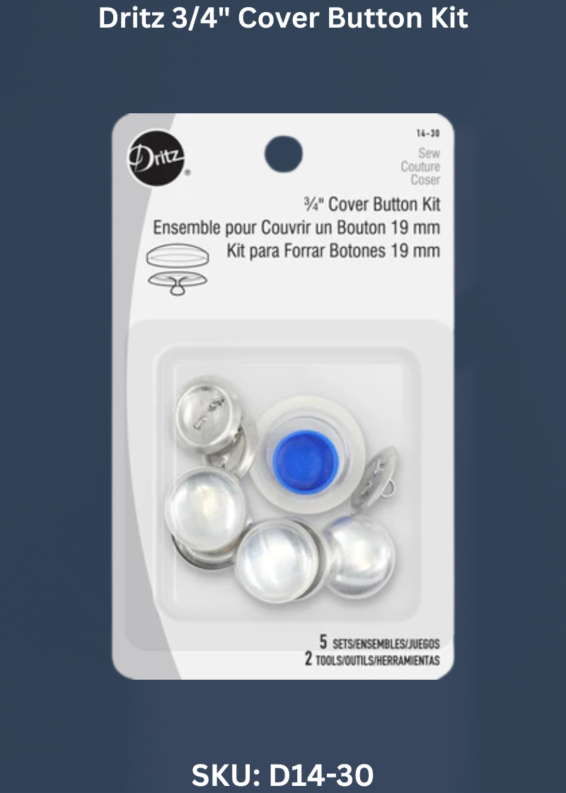Dritz 3/4" Cover Button Kit