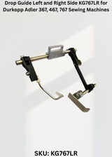 Left and Right Drop Guide Set KG767LR for Durkopp Adler 367, 467, and 767 Sewing Machines