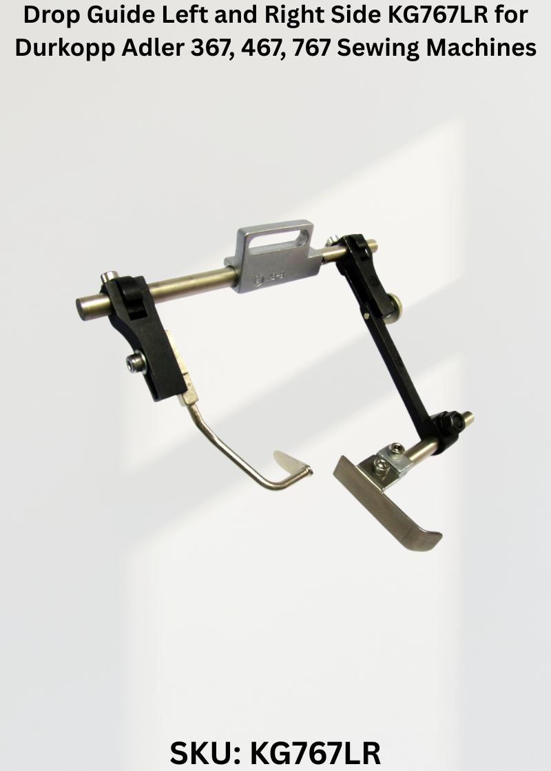 Left and Right Drop Guide Set KG767LR for Durkopp Adler 367, 467, and 767 Sewing Machines