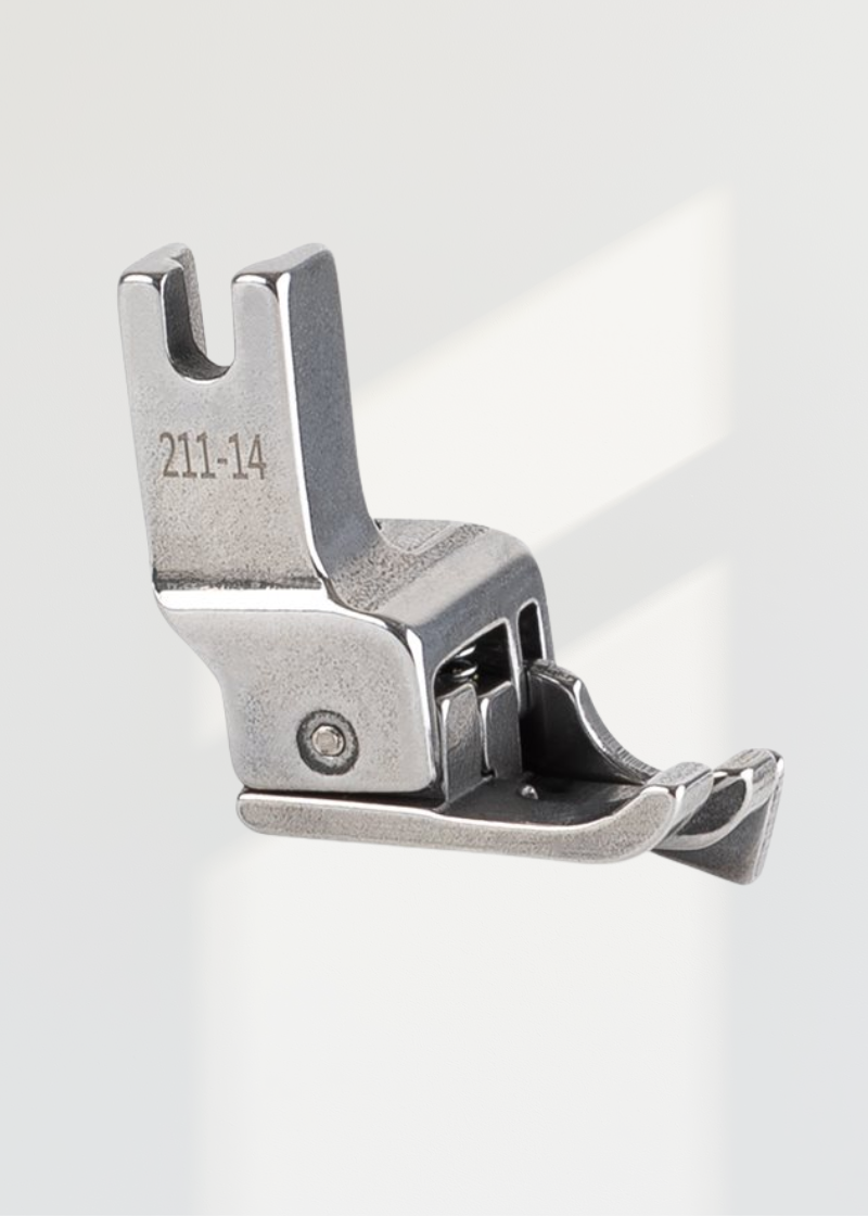 Dual-Compensating Presser Foot 211-14 – Adjustable 1/16"–1/4" Strip Gauge Sewing Foot